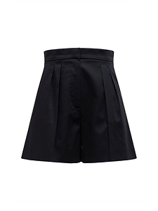 Max Mara Tabacco Pleated Shorts