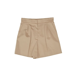 Tabacco Pleated Shorts