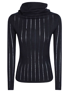 Max Mara Studio Mstbadesse Fitted Turtleneck Jumper