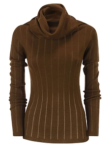 Max Mara Studio Mstbadesse Fitted Turtleneck Jumper
