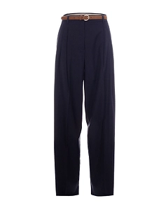 Max Mara Studio Bacio Belted Pence Pants