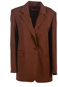Max Mara Studio Mstbalco Single-Breasted Jacket
