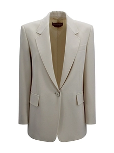 Bosco Single-Breasted Cady Blazer