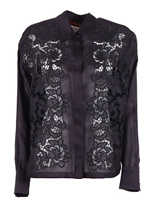 Max Mara Studio Cali Embroidered-Long Sleeved Shirt