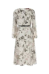 Mstcampo Chiffon Belted Midi Dress