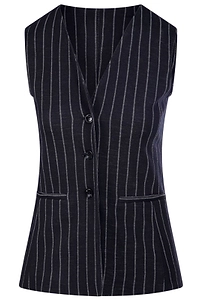 Max Mara Riccio Striped Button-Up Vest