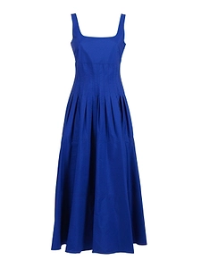 Max Mara Studio Feltre Structured Bodice Midi Dress