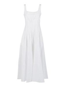Max Mara Studio Feltre Structured Bodice Midi Dress