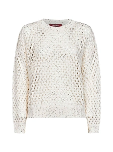 Max Mara Studio Mstgeyser Sequinned Boxy Jumper