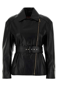 Max Mara Studio Mstgiusto Belted Zip Jacket