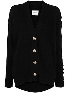 Max & Moi Fancy V-Neck Cardigan
