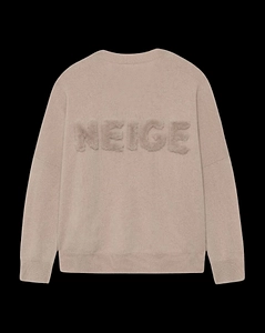 Max & Moi Fur Detailed Crewneck Knitted Jumper