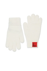 Max&Co. Kids Logo Patch Knitted Gloves