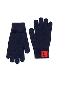 Max&Co. Kids Logo Patch Knitted Gloves