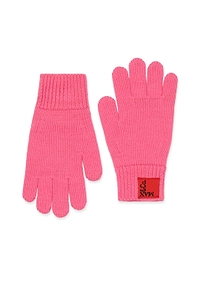Max&Co. Kids Logo Patch Knitted Gloves
