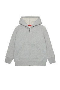 Max&Co. Kids Oversized Logo Printed Zip-Up Sweatshirt