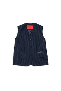 Max&Co. Kids Pinstriped Buttoned Vest