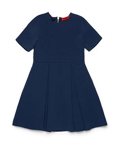 Max&Co. Kids Pleated Crewneck Dress
