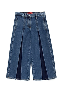 Max&Co. Kids Pleated Wide-Leg Jeans
