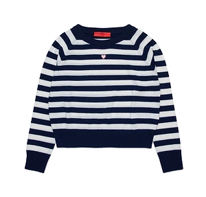 Max&Co. Kids Striped Crewneck Knitted Jumper