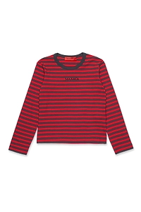 Max&Co. Kids Striped Crewneck Long-Sleeved T-Shirt