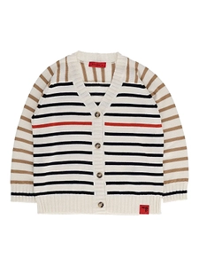 Max&Co. Kids Striped Knitted Cardigan