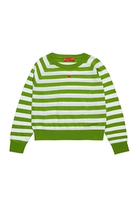 Max&Co. Kids Striped Crewneck Knitted Jumper