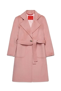 Max&Co. Kids Tied-Waist Long Coat