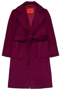 Max&Co. Kids Tied-Waist Long Coat