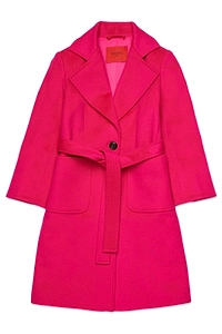 Max&Co. Kids Tied-Waist Long Coat