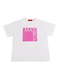 Max&Co. Kids Logo Printed Crewneck T-Shirt