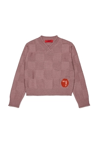 V-Neck Knitted Jumper