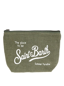 Aline Logo Printed Clutch Bag