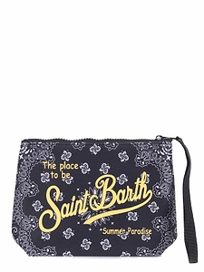 Aline Printed Wristlet Bag
