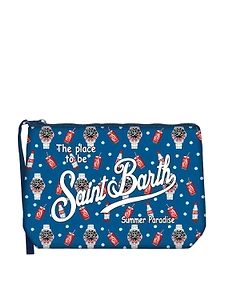 Aline Printed Wristlet Bag