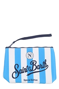 Mc2 Saint Barth Aline Striped Wristlet Bag