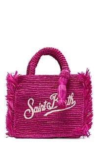 Mc2 Saint Barth Vanity Fringed Mini Tote Bag