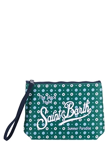 Aline Printed Wristlet Bag