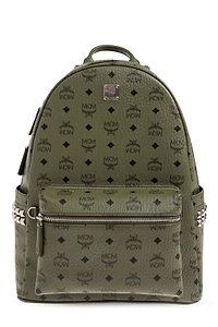 Mcm Allover Logo Printed Backpack