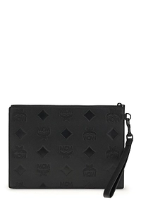 Mcm Aren Wristlet Zipped Pouch
