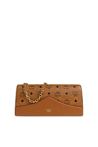 Mcm Diamond Chain Clutch Bag