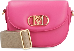 Mcm Travia Logo Plaque Mini Shoulder Bag