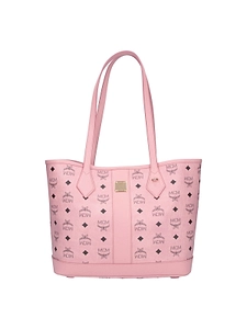 Mcm Logo Print Tote Bag