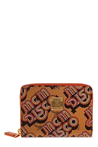 Mcm Logo Printed Zip-Around Wallet