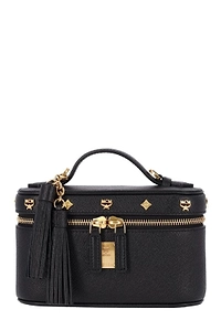 Mcm Top Handle Box Shoulder Bag