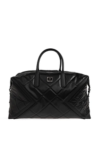 Mcm Quilted Weekender Bag