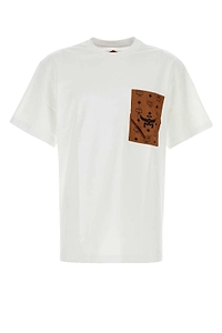 Mcm Pocket Detailed Crewneck T-Shirt