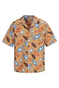 Mcm Short Sleeved Printed Shirt
