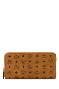Mcm Visetos Printed Zipped Wallet