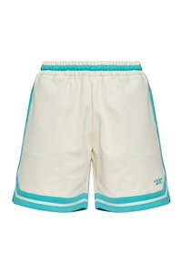 Mcm We The Best Logo Trim Shorts